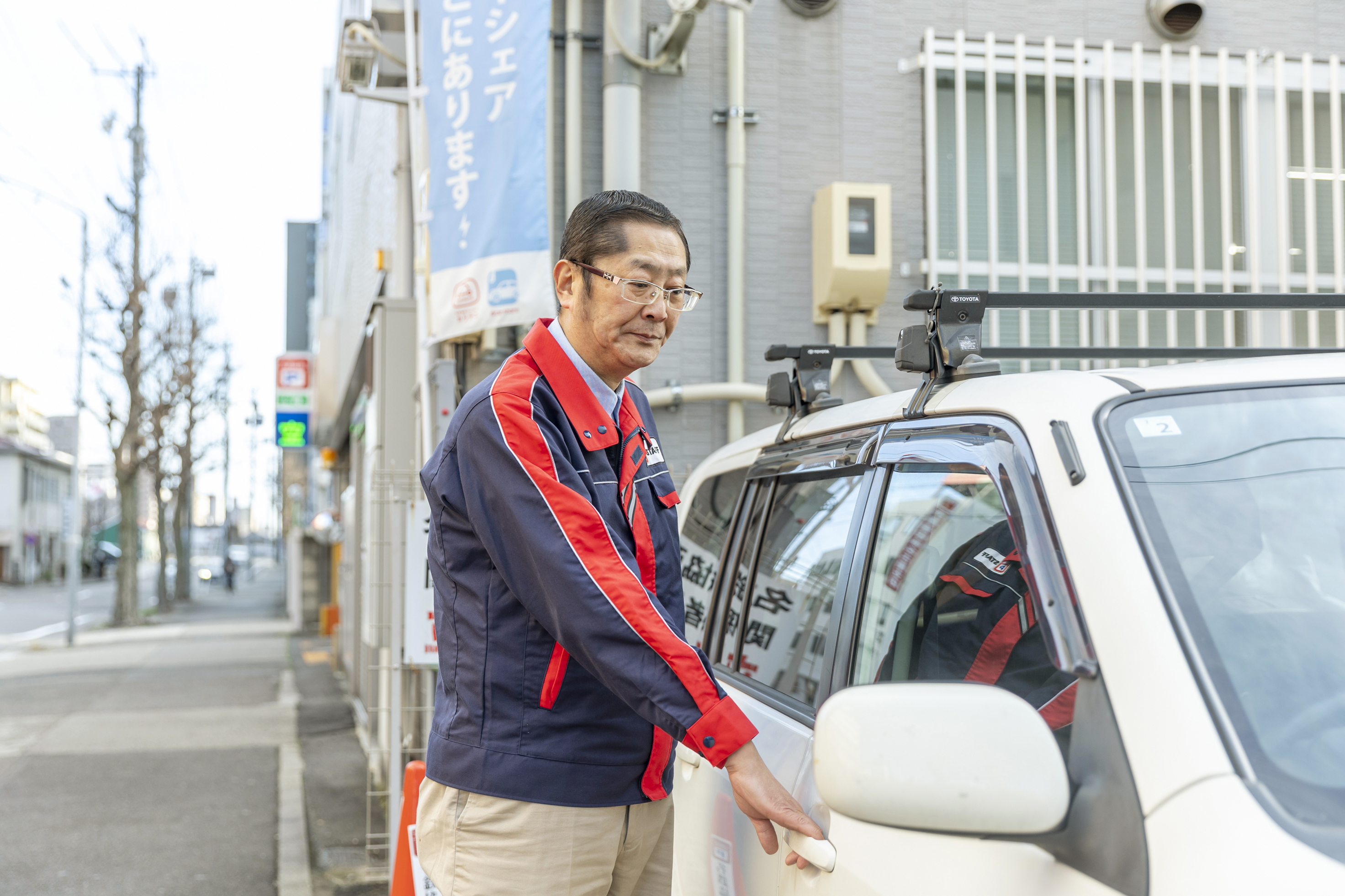 駐車場の補修・点検・清掃（本部事務所）