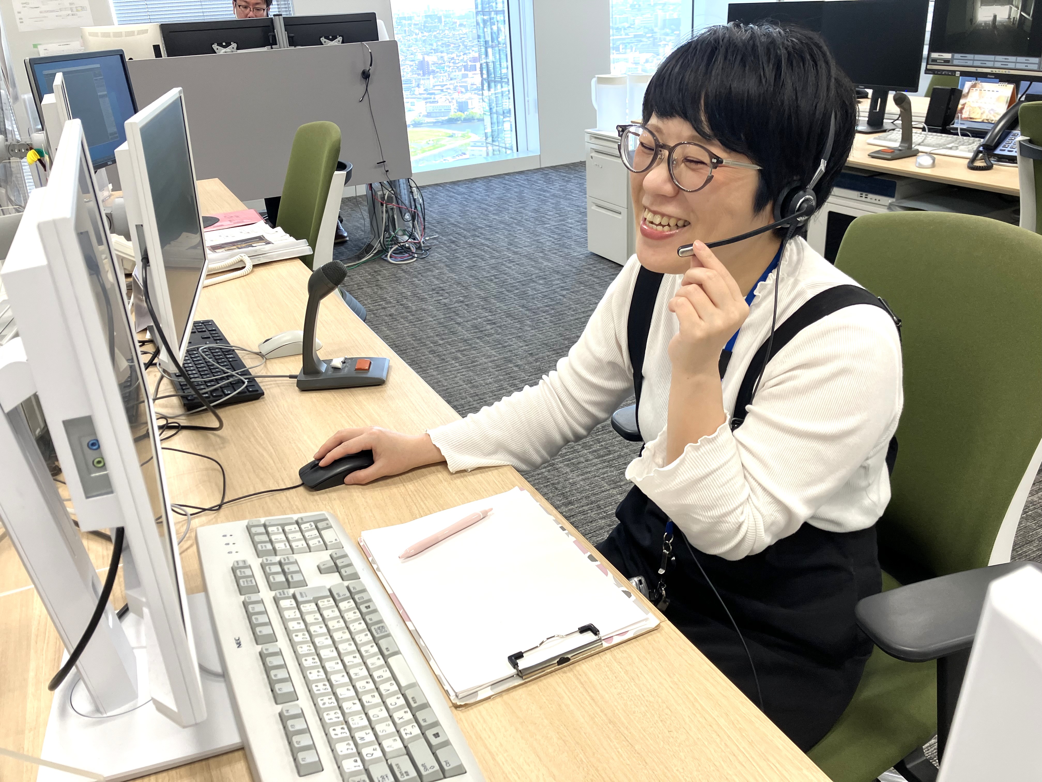 コールセンターでのテレフォンオペレーター（日勤）